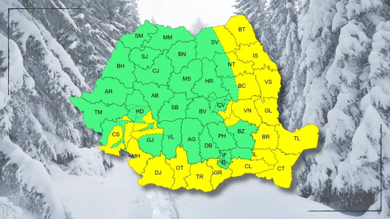 Ninsorile revin duminică în mai multe județe ale țării