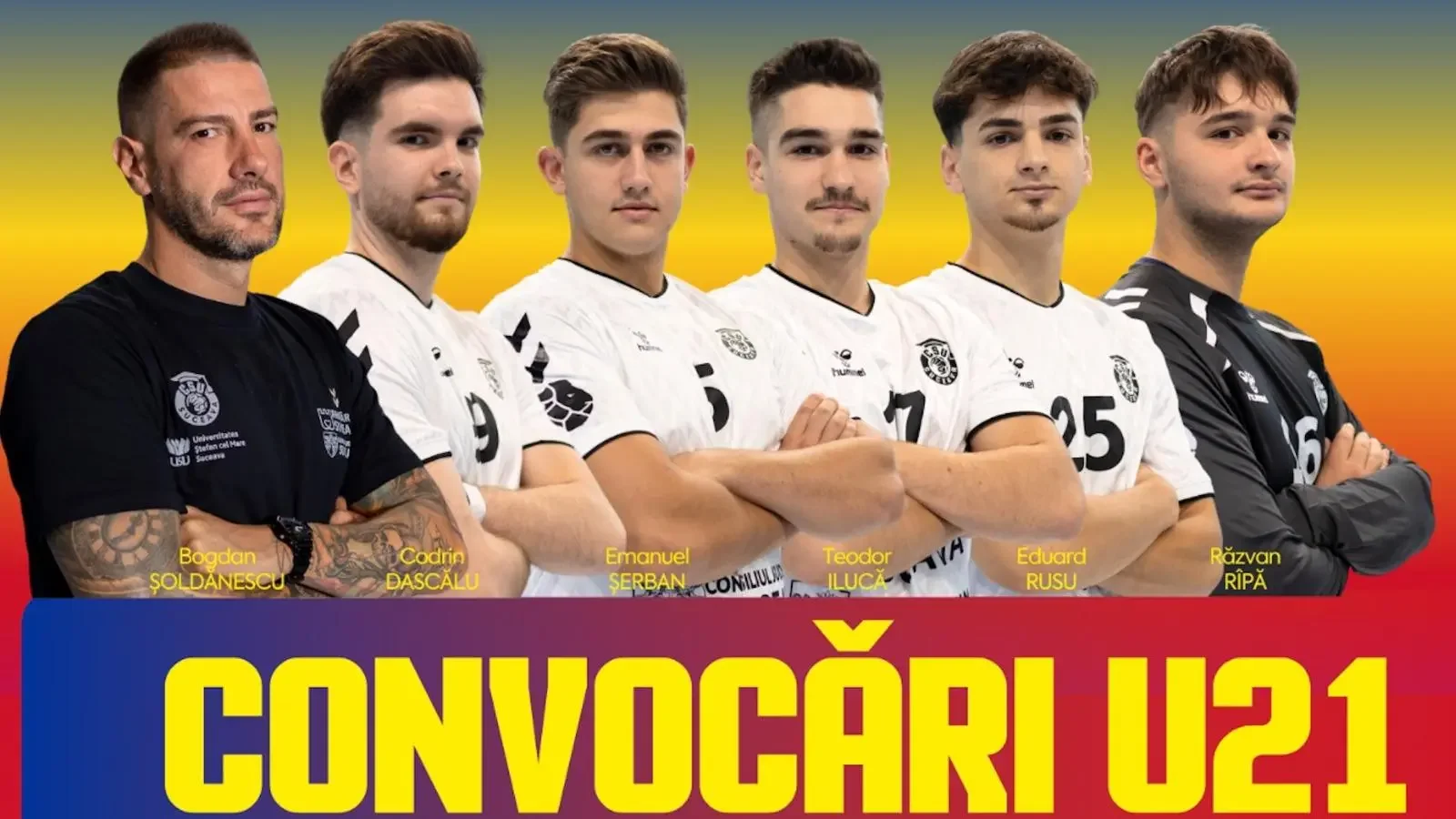 Șase suceveni, la lotul național de tineret al României